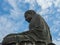 Close up of the Tian Tan Buddha statue