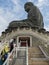 Close up of the Tian Tan Buddha statue in Hong Kong