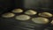 Close-up Timelapse Cupcakes Baked in the Oven