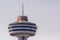 A close up to the Skylon observation tower featuring sweeping vistas of Niagara Falls plus