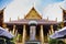 Close-up of the top part of the roof inside Wat Phra Kaew