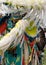 Close Up of the Traditional Garments Worn by a Fancy Dancer at a Pow Wow