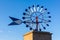 Close-up of a traditional windmill of Majorca