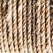 Close up of twisted braided rope detail