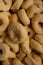 Close-up of typical Italian food product called `taralli`