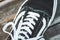 Close up vans shoes