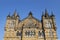 Close- up veiw of Chhatrapati Shivaji Terminus formerly Victoria Terminus in Mumbai, India is a UNESCO World Heritage Site and his