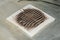 Close-up of a very dirty kitchen exhaust fan. Fan before preventive cleaning and washing