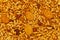 Close up of very spicy sweet Fatafat Bhel mixture Indian namkeen snacks Full-Frame Background.