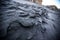 Close-up of Vestrahorn black sand, Iceland