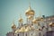 Close up view of Annunciation Cathedral cupola