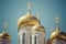 Close up view of Annunciation Cathedral cupola