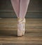 Close Up View of Ballerina Standing on Toes