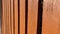 Close-up view of brown wooden fence. Natural background