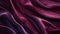 Close Up View Of Burgundy Silk Background With Photorealistic Details