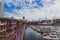 Close-up view of Darling Harbour in central Sydney