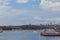 Close-up view of Darling Harbour in central Sydney