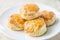 Close Up View of Homemade Scones on the Plate