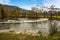 A close-up view of the Horseshoe Falls weir near Llangollen, Wales