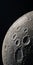 Close-up View Of The Moon: Photorealistic Renderings With Precisionist Style