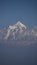 Close up view of Nanda Devi summit and glacier