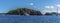 A close up view of the Pelican Island and the Indian Islets off the main island of Tortola