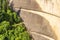 Close-up view of pertusillo dam inside val d`agri, basilicata