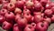 Close-up view of the pomegranates fruit selling in the food market