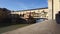 A close up view of Ponte Vecchio in Florence