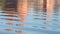 Close up view on reflective water surface