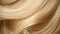Close up view of shiny blond hair with ombre created with generative ai tools