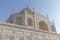 Close up view on Taj Mahal in Agra