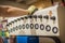 Close-up view of technician work on control panel in factory