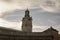 Close up view of the tower of Saint Nicholas Church or Storkyrkan, Stockholm, Sweden