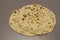 Close up view of traditional swedish flatbread isolated. Healthy food concept background