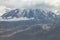 Close up view of volcano Chachani near the city of Arequipa in P