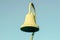 Close-up of a vintage California mission bell