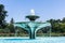 Close up of Water Fountain in the Municipal Rose Garden, San Jose, California