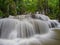 Close up of water rushing, Kanjanaburi Thailand