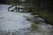 Close up of waves along shoreline