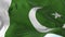 Close up of Waving Flag of Pakistan