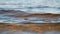 Close up of waving water surface of lake.