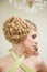 Close Up Wedding Hairstyle