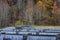 Close up of the Weir Dam in the South Holston River in Tennessee