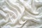 Close up of white cotton fabric texture with copy space