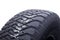 Close up of winter tire tread