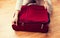 Close up of woman packing travel bag for vacation