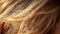 A close up of a woman's hair with some long strands, AI