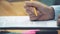 Close-up of women`s hands, checking documents. Managing your own small business. The conclusion of a contract and its