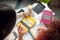 Close up of women studying tax return after launching business